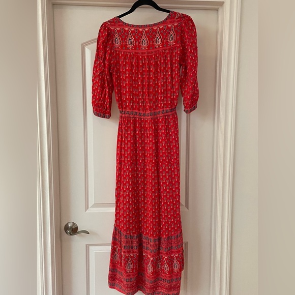 Spell gypsy hi low maxi dress. Red. Size X. - Picture 4 of 6